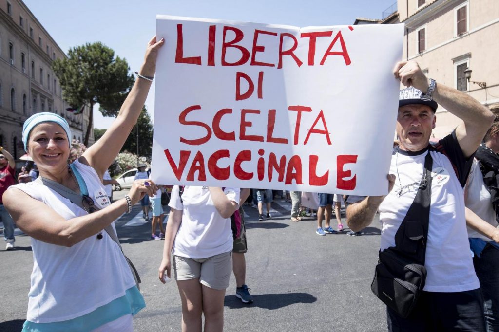 Manifestazione per la libertà di scelta vaccinale – Free vax