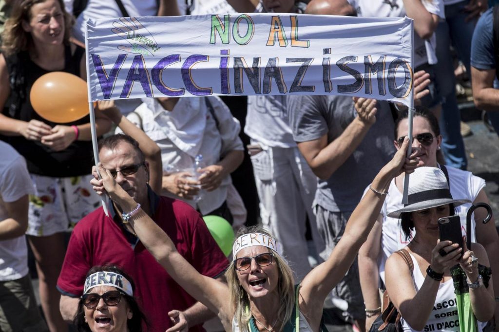 Manifestazione per la libertà di scelta vaccinale – Free vax