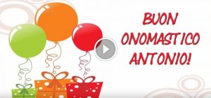 auguri buon onomastico antonio