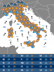 mappa meteoweb martedì (72H)