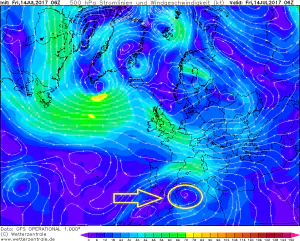 La "Cella di Hadley" giunta fin sul nord dell'Algeria