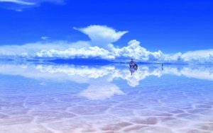 La distesa di sale di Uyuni in Bolivia