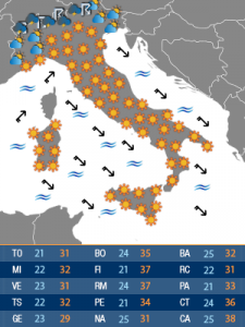 mappa meteoweb giovedì (72H)