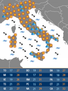 mappa meteoweb martedì (72H)