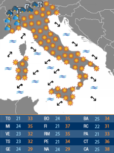mappa meteoweb venerdì (72H)