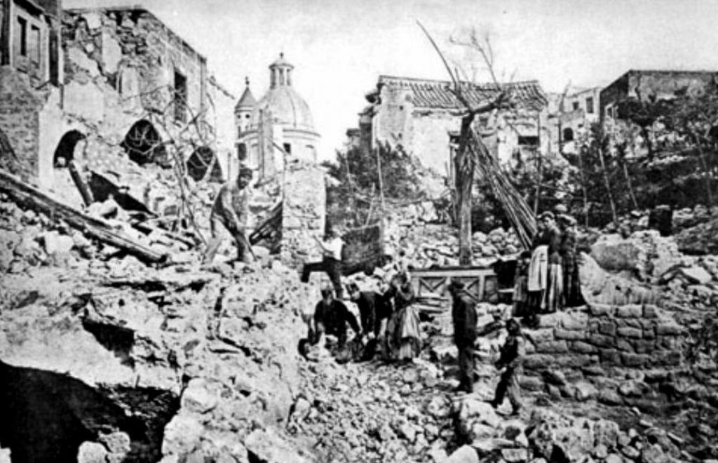terremoto 1883 Ischia Casamicciola