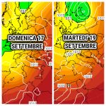 Previsioni Meteo, tra 18 e 28 Settembre sull’Italia la prima irruzione fredda di un Autunno molto precoce [MAPPE]