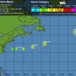 L’Uragano Maria minaccia l’Europa: 13 Paesi in allerta, arriverà tra 2 e 3 Ottobre [MAPPE e DETTAGLI]