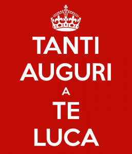 auguri buon onomastico luca
