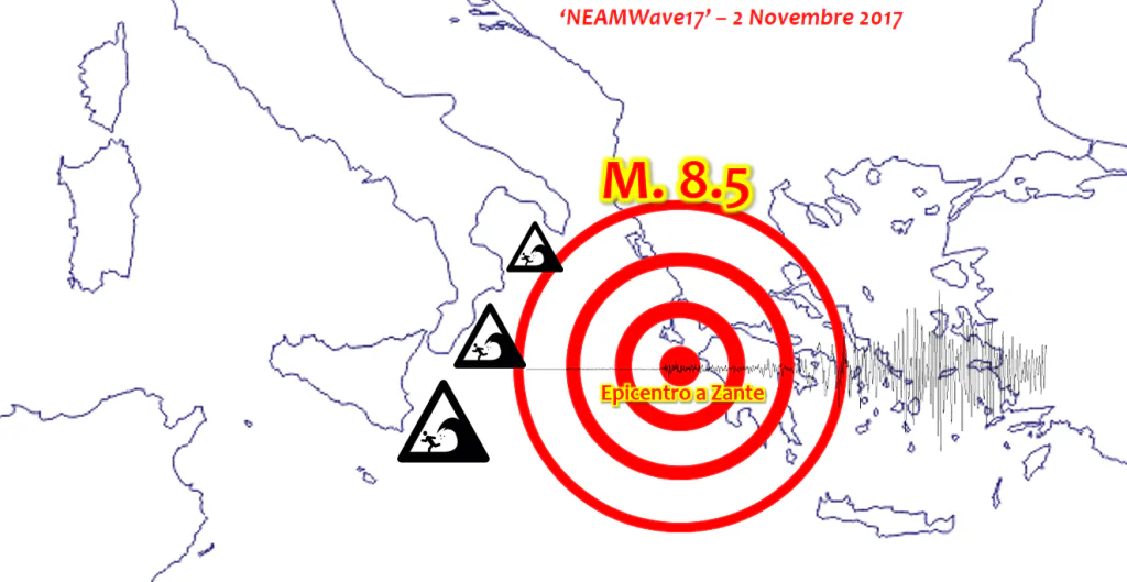 terremoto zante tsunami sud italia