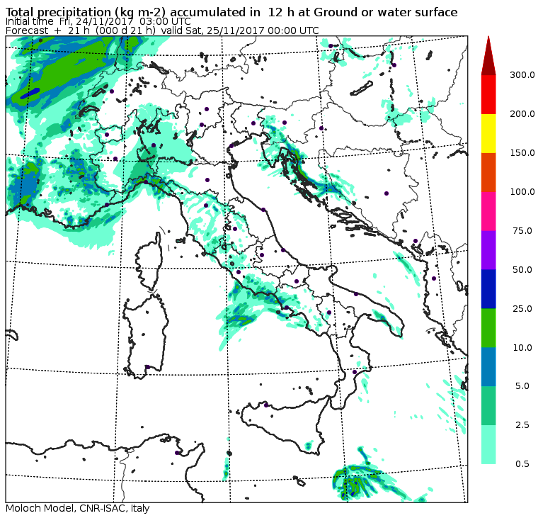 previsioni meteo novembre italia