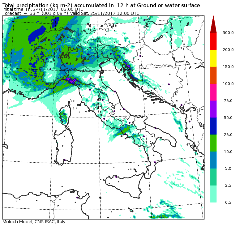 previsioni meteo novembre italia