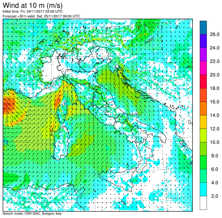 previsioni meteo novembre italia