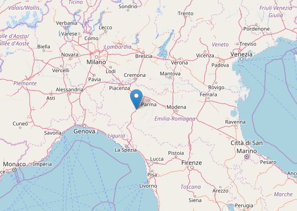 terremoto Parma Varano de' Melegari