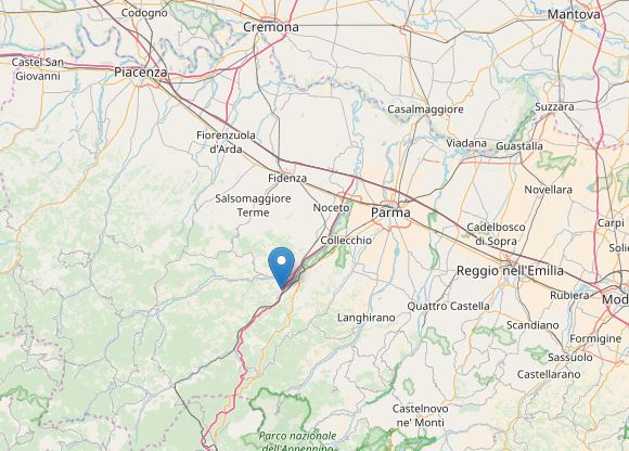 terremoto Parma Varano de' Melegari