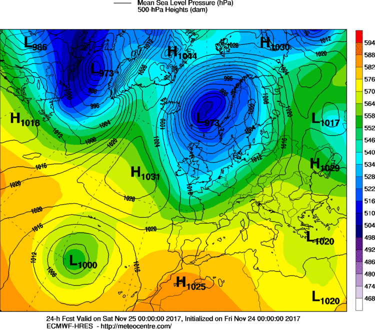previsioni meteo novembre italia