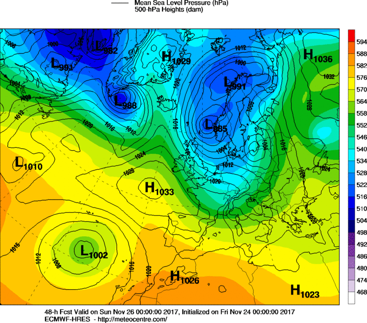 previsioni meteo novembre italia