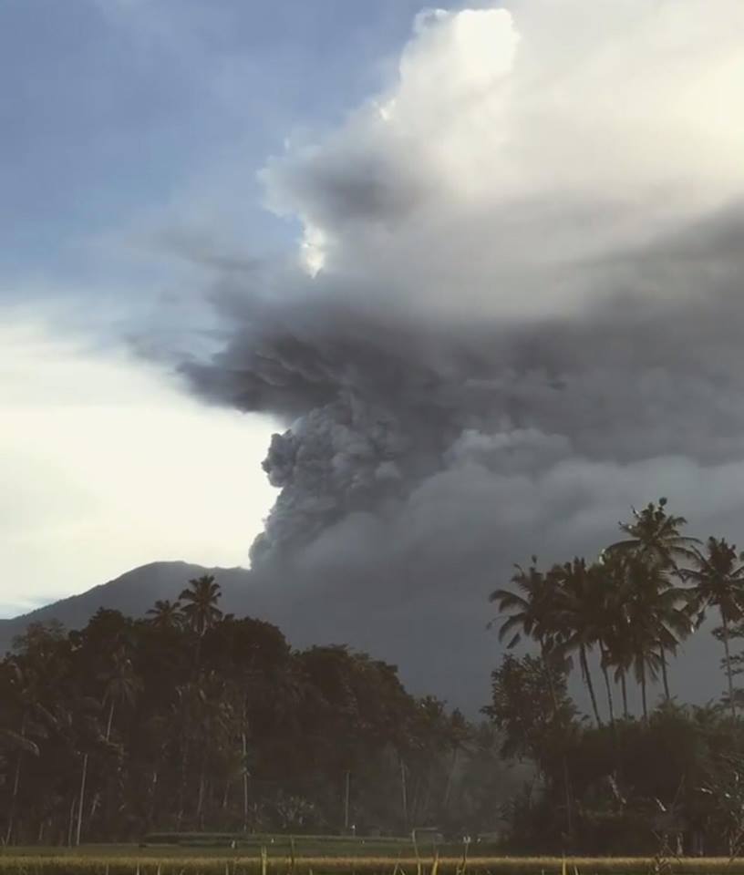 Agung bali indonesia vulcano