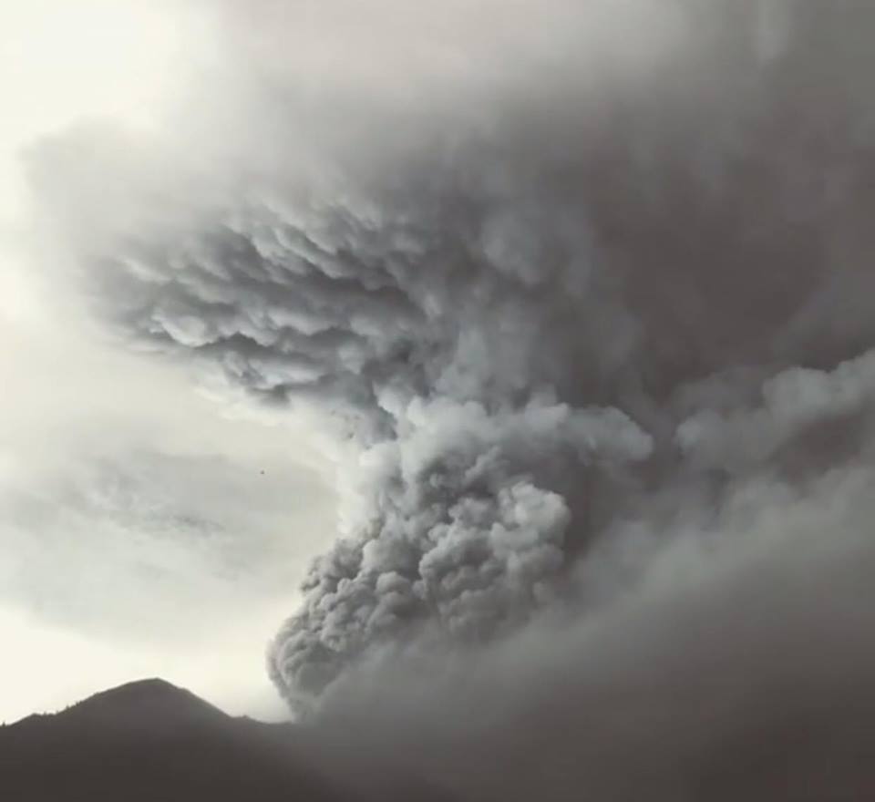 Agung bali indonesia vulcano