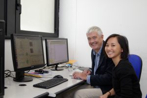Nella foto David Burr (Università di Firenze) e Tam Ho (Università di Pisa)