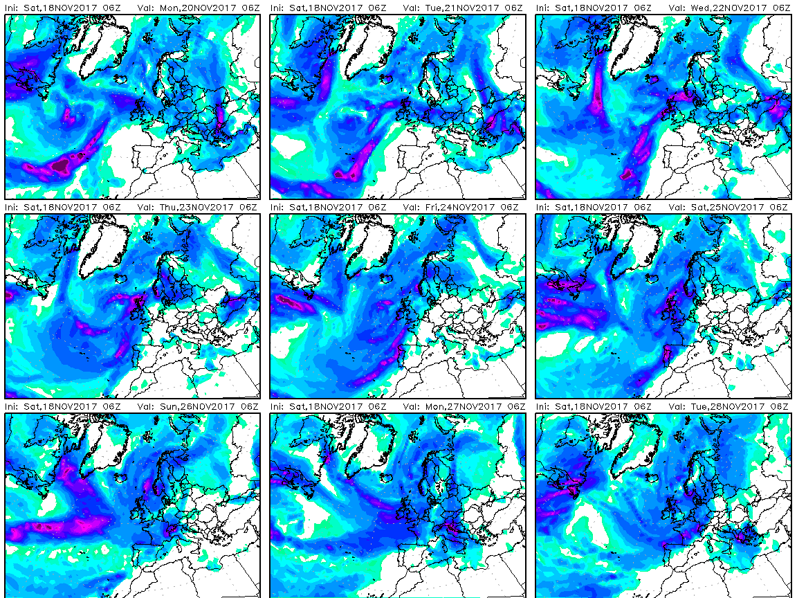 Previsioni Meteo Novembre Italia Anticiclone mappe modello gfs