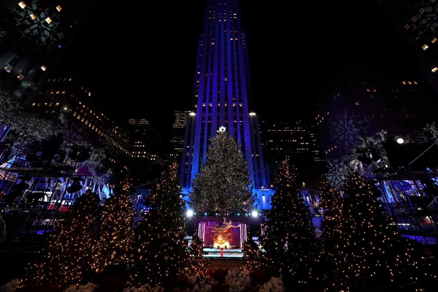 accensione albero rockefeller center 2025