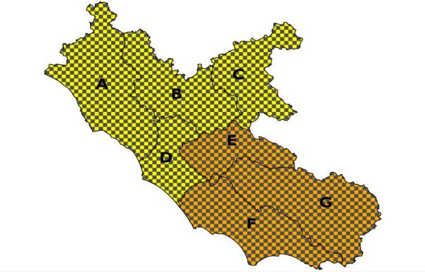 allerta meteo lazio