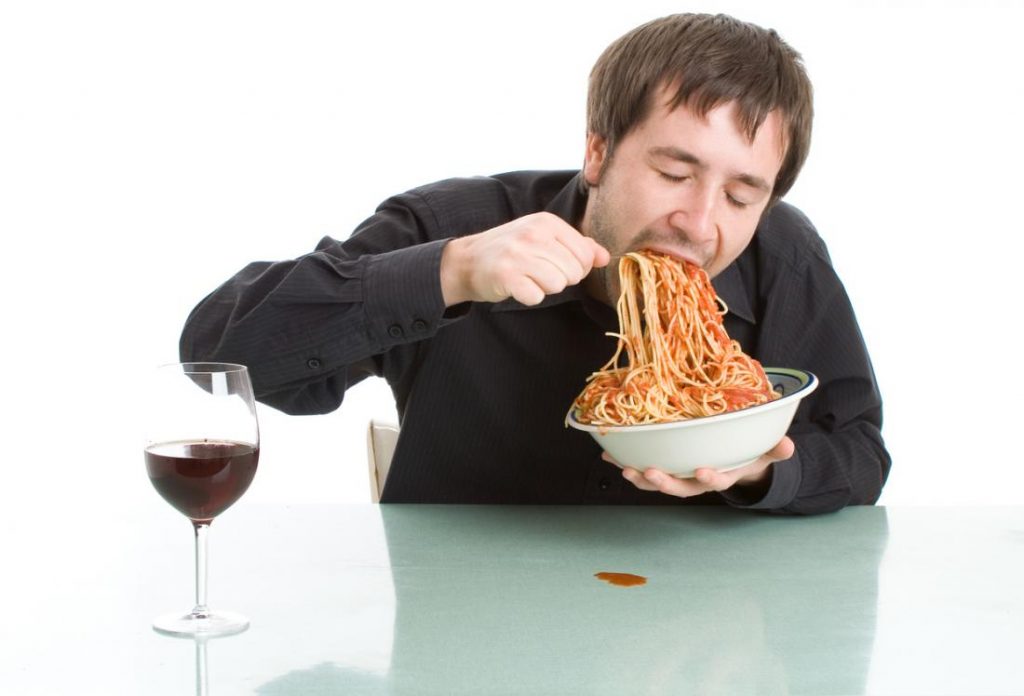 mangiare velocemente
