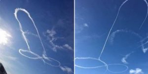 disegna pene in cielo