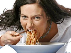 mangiare velocemente