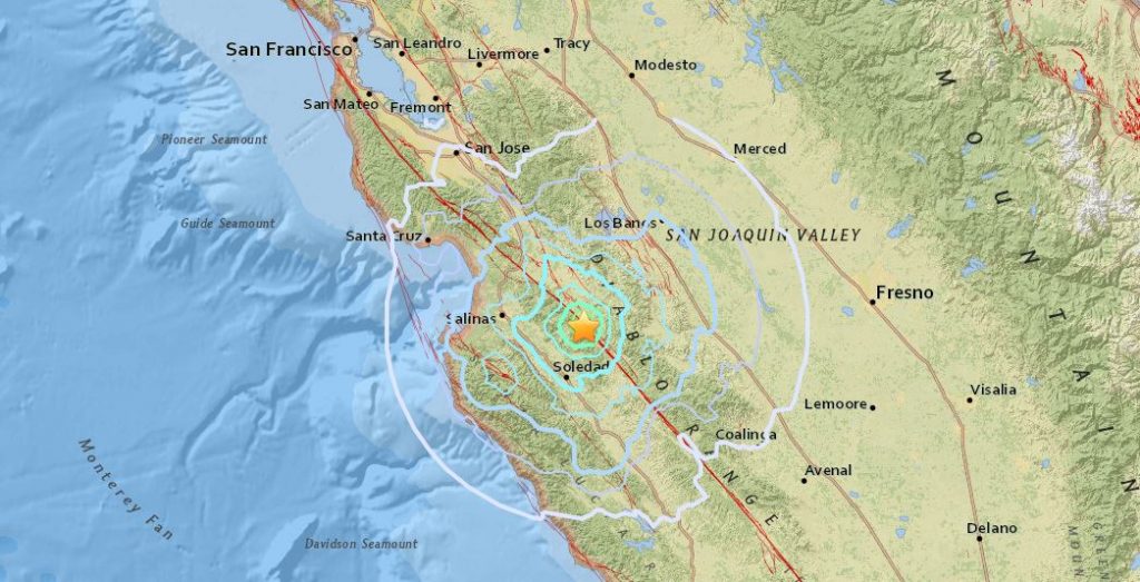 terremoto california