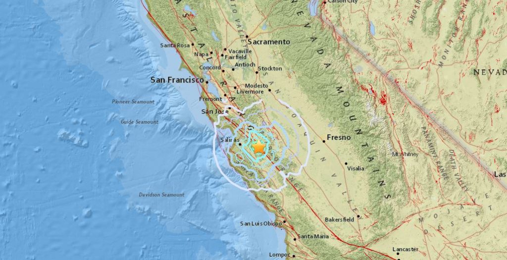 terremoto california