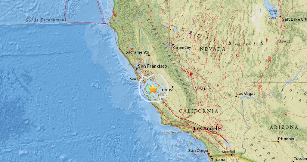 terremoto california