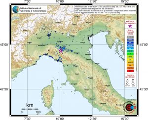 terremoto oggi nord italia
