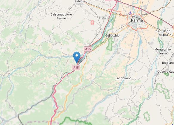 terremoto Parma Varano de' Melegari