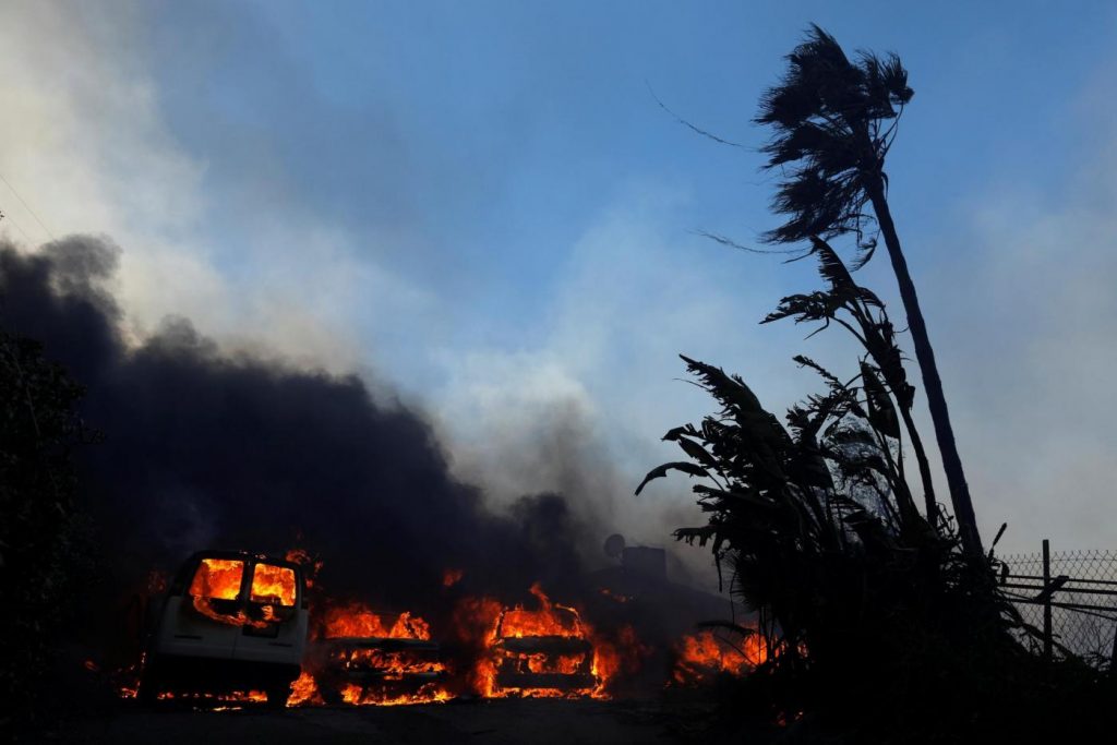 Incendi in California