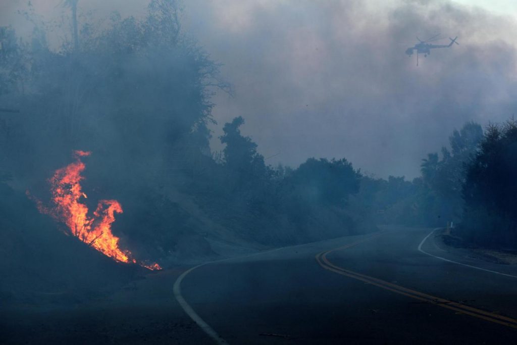 Incendi in California