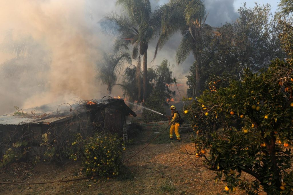 Incendi in California