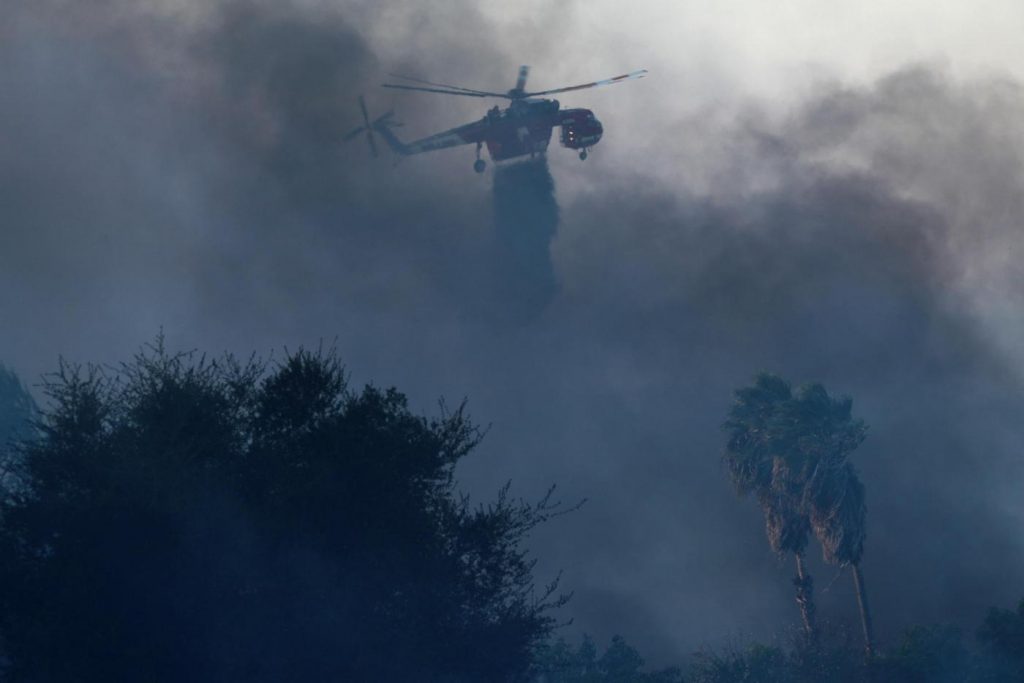 Incendi in California