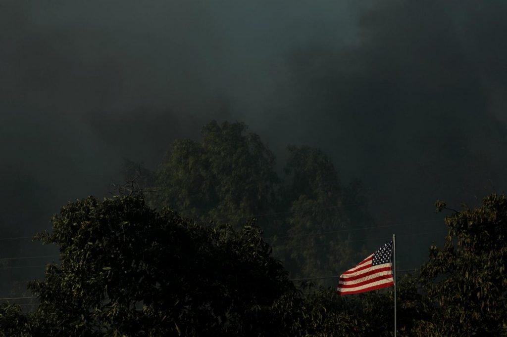 Incendi in California