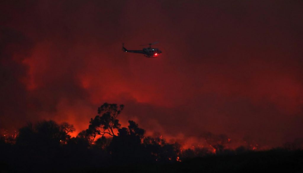 Incendi in California