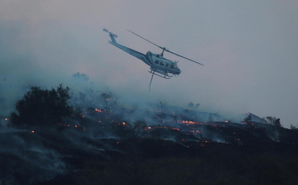 Incendi in California