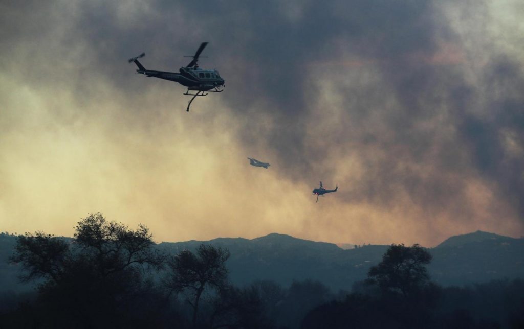 Incendi in California