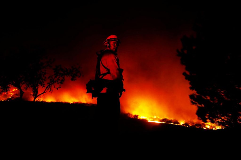 Incendi in California