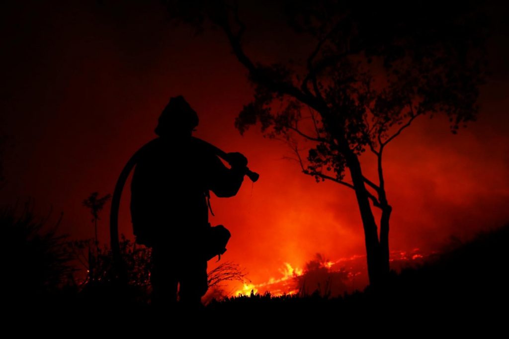 Incendi in California