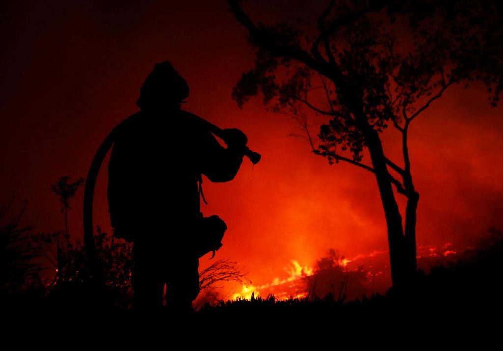 Incendi in California