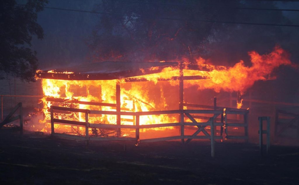 Incendi in California