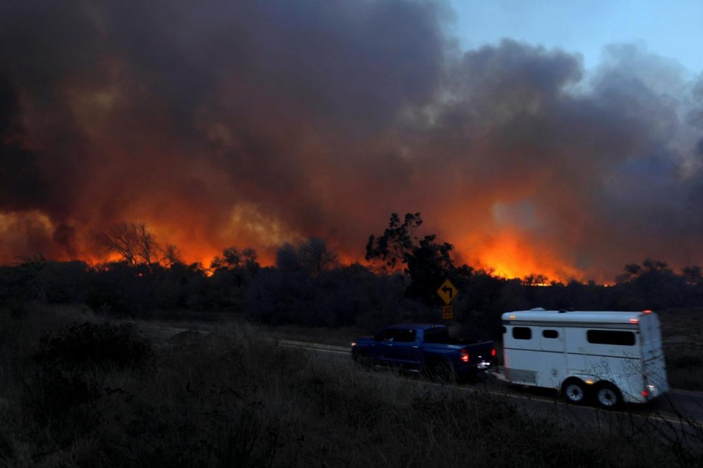 Incendi in California