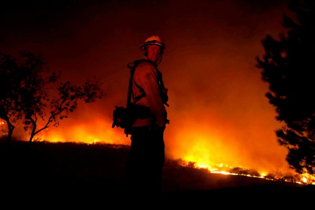 Incendi in California