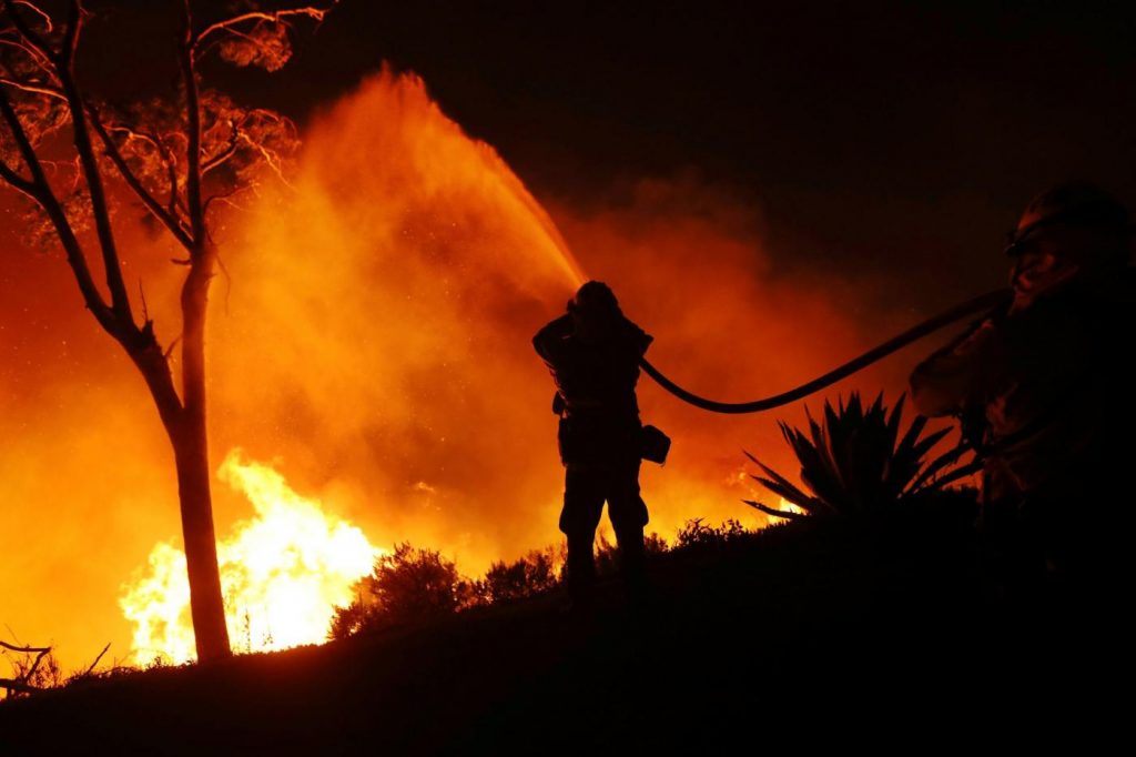 Incendi in California